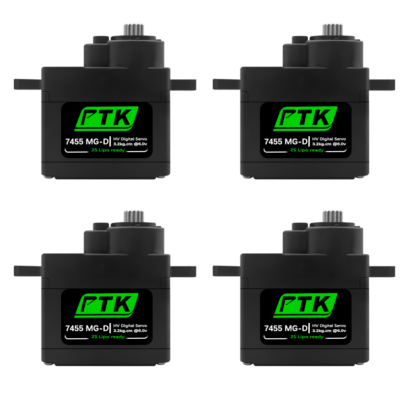 Rc Helicopter Parts - Цифровой сервопривод PTK 7455MG-D 12г с