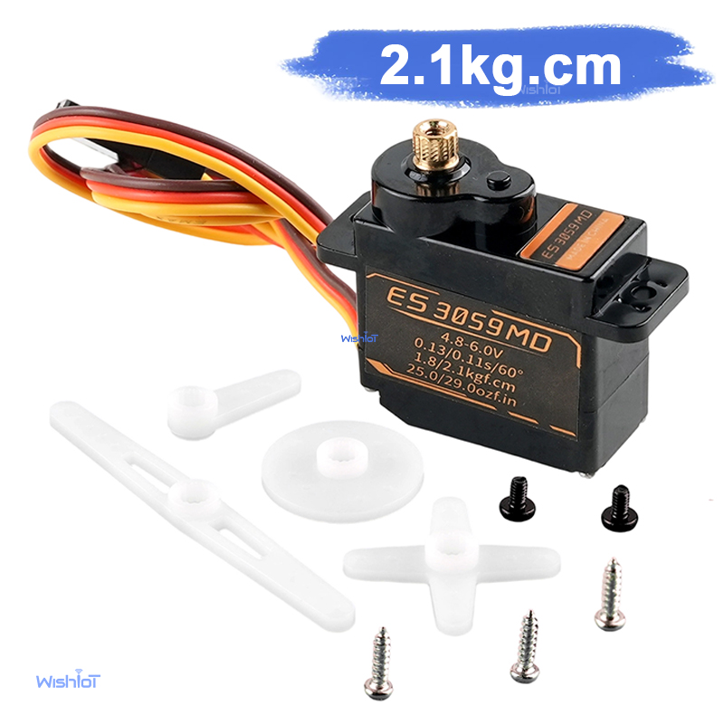 Rc Helicopter Servo - EMAX ES3059MD цифровой микро сервопривод 9g