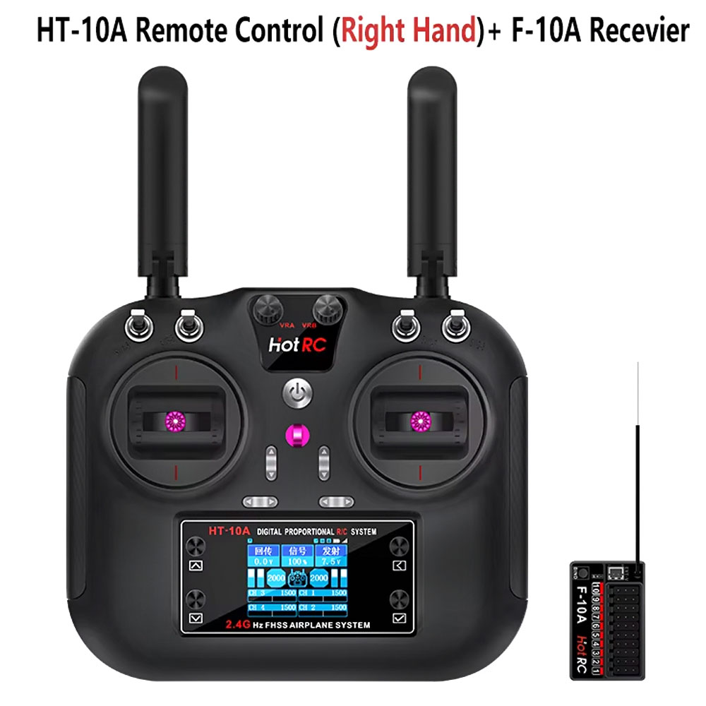 Rc Helicopter Motor - Радиопередатчик Hotrc HT-10A 2.4G 10-канальный с