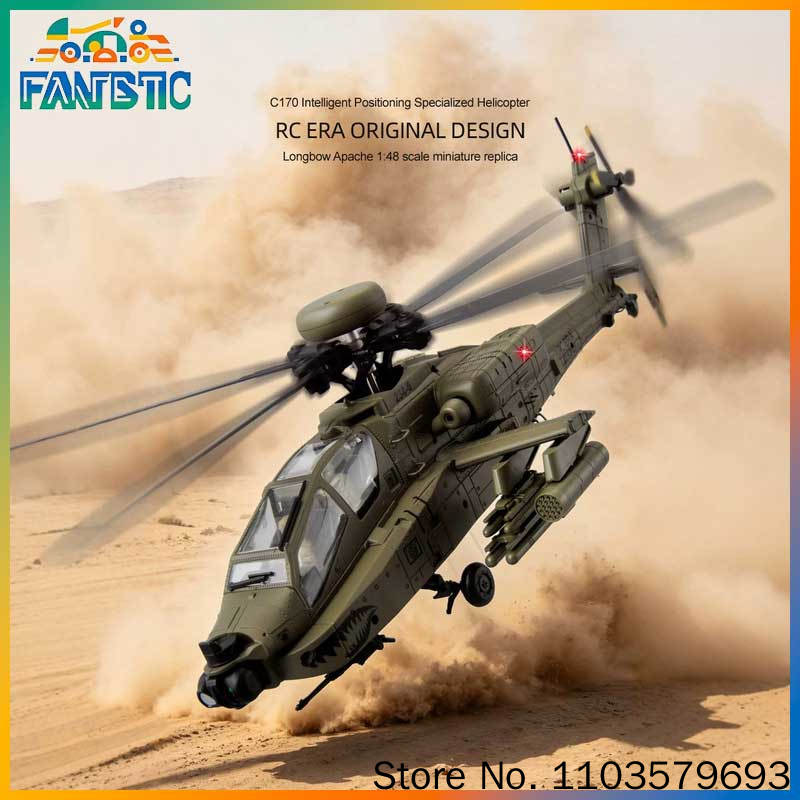 Rc Helicopter Single Rotor - Радиоуправляемый вертолет RC Era AH-64D Apache