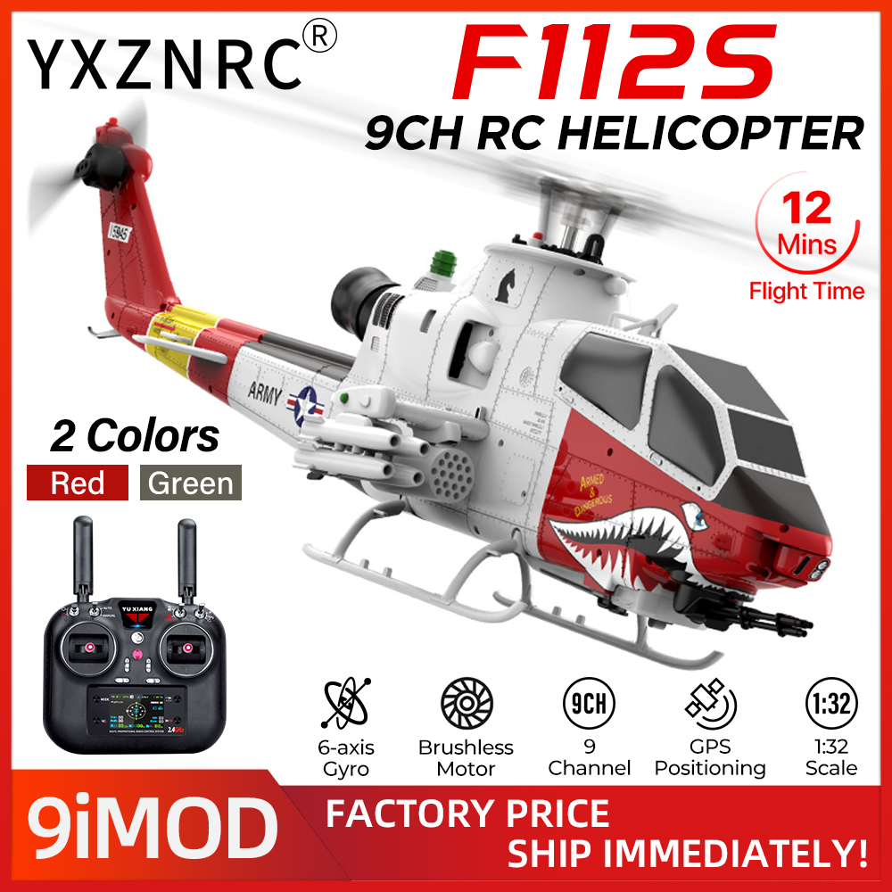 Rc Helicopter Gyro - Радиоуправляемый вертолет YUXIANG F112S 9CH, масштаб