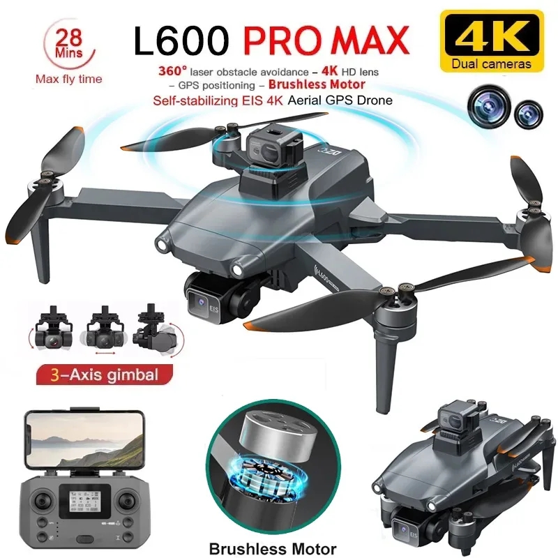 Rc Helicopter Case - L600 PRO MAX GPS Дрон Профессиональный