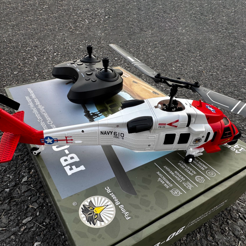 Rc Helicopter Large - Радиоуправляемый вертолет-симулятор FB-06 Black Hawk Bell