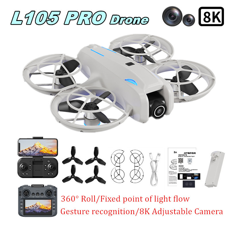 Rc Helicopter Case - Дрон L105 PRO с двойной 8K-камерой,