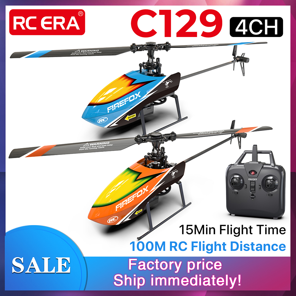 Rc Helicopter Single Rotor - Вертолет RC ERA C129, 4 канала,