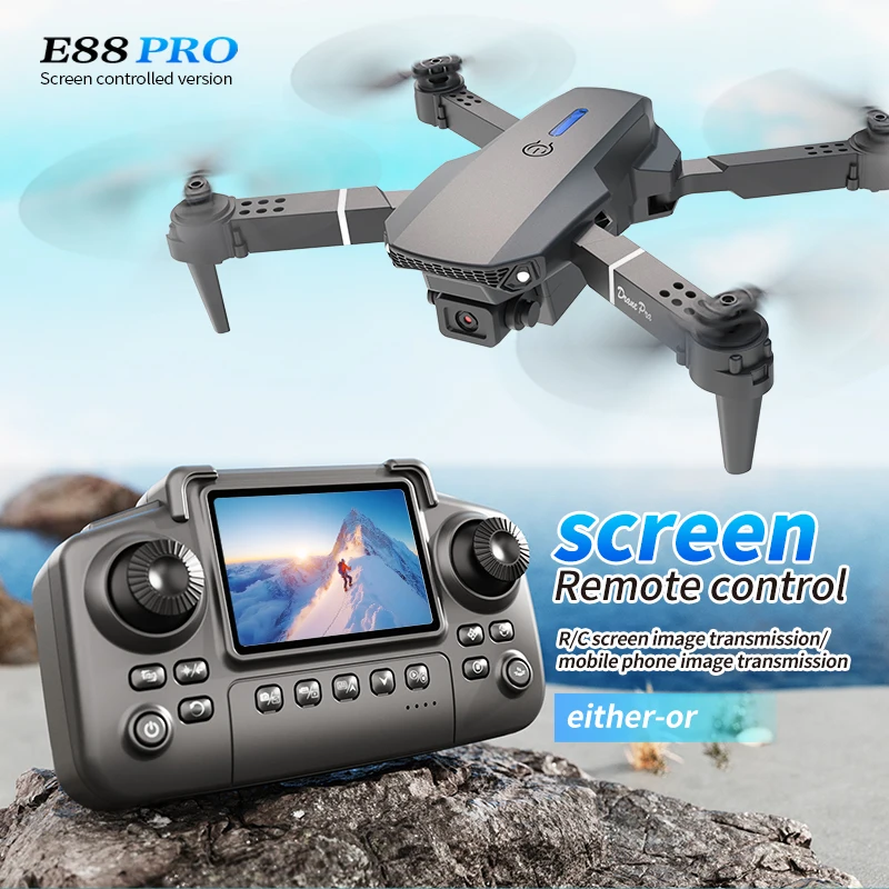 Профессиональный дрон E88 PRO  – обзор и цена Rc Helicopter Electric
