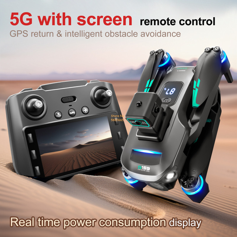 Двойная камера 8K, 5G, WIFI, F – обзор и цена Rc Helicopter Electric