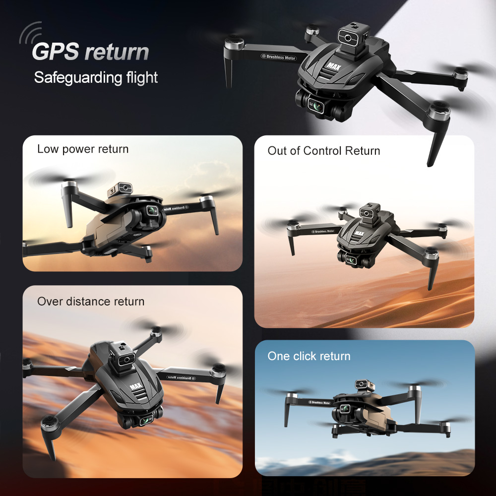 V168 PRO Max GPS Дрон 8K Профе – обзор и цена Rc Helicopter Case