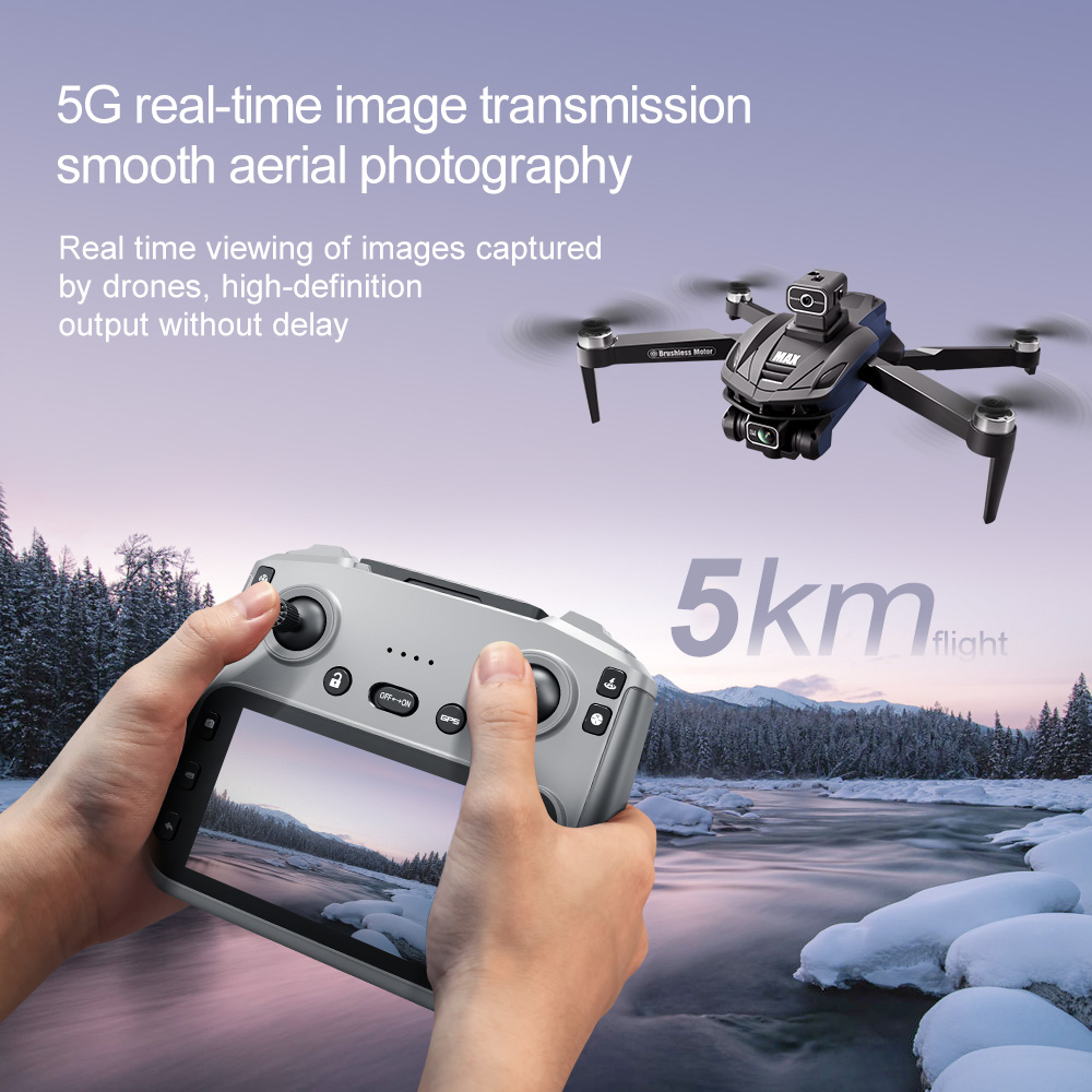 V168 PRO Max GPS Дрон 8K Профе – обзор и цена Rc Helicopter Case