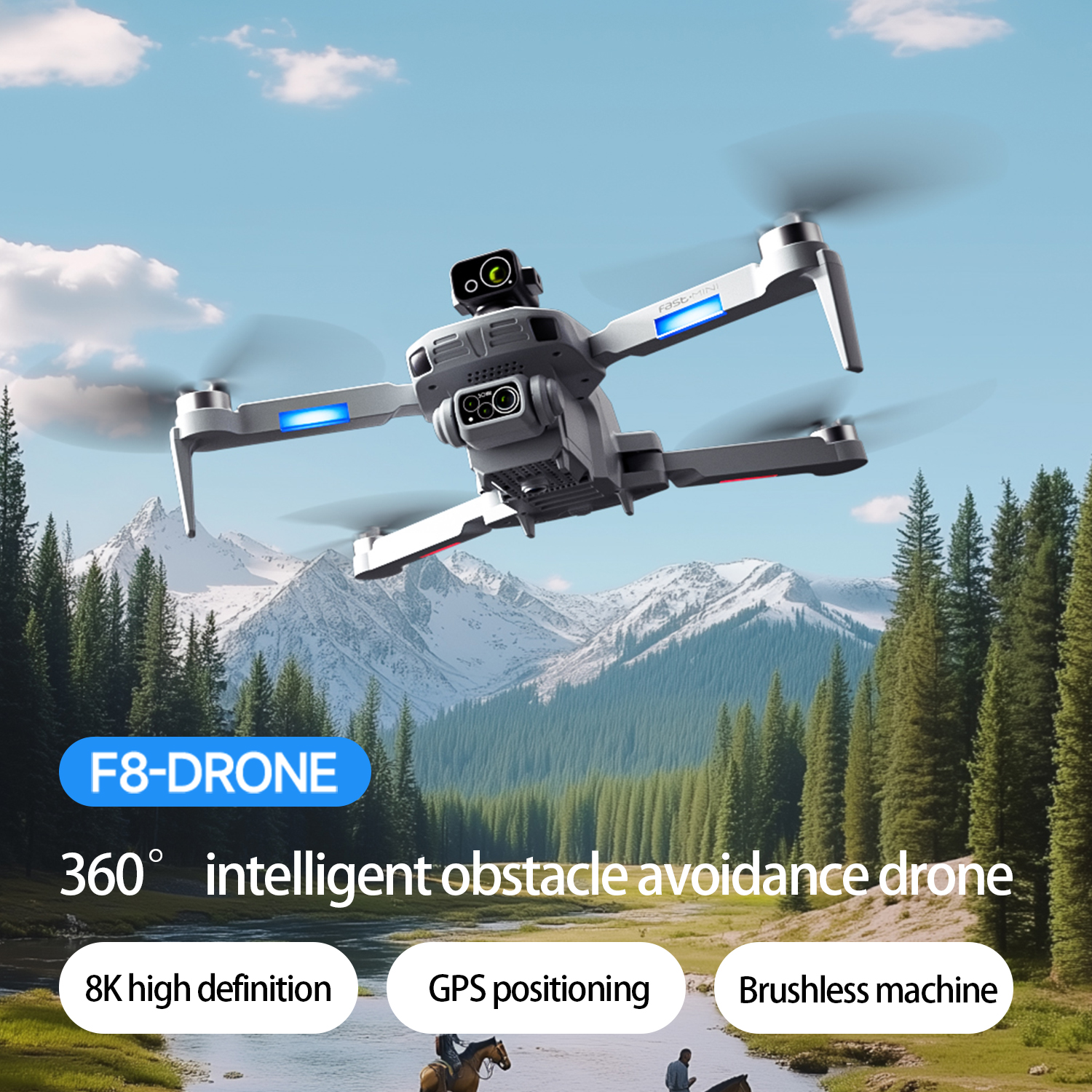 F8 MAX GPS Дрон Профессиональн – обзор и цена Rc Helicopter Electric