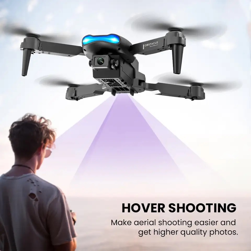 Новый мини-дрон E99 4K WIFI HD – обзор и цена Rc Helicopter Gas