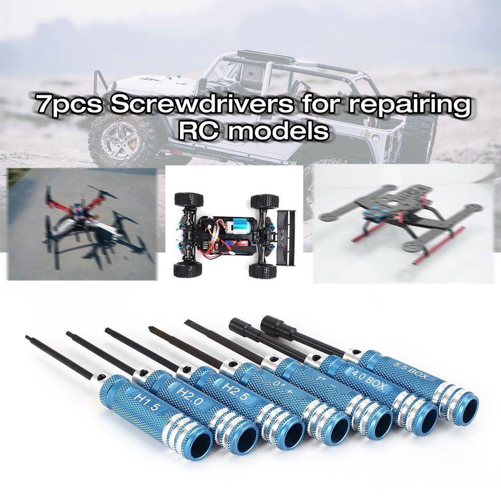 YSIDO 7 шт. 1,5 2,0 2,5 мм шес – обзор и цена Rc Helicopter Tool Kit