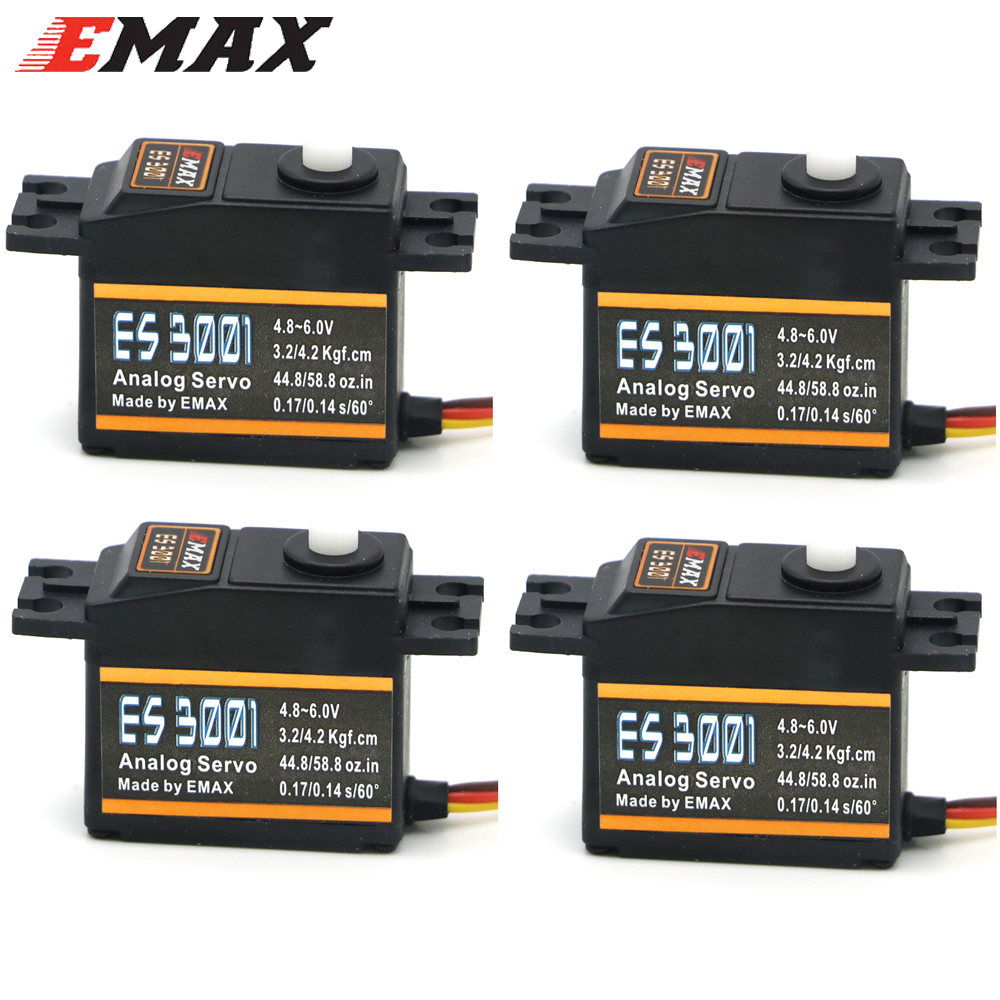 1/4 шт. EMAX ES3001 4.8-6.0V 3 – обзор и цена Rc Helicopter Parts